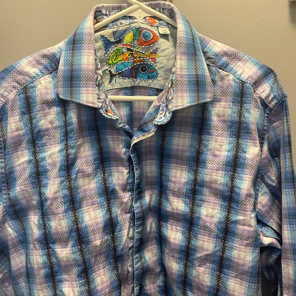 Robert Graham 2XL Long Sleeve Button Up Shirt - Picture 2 of 5